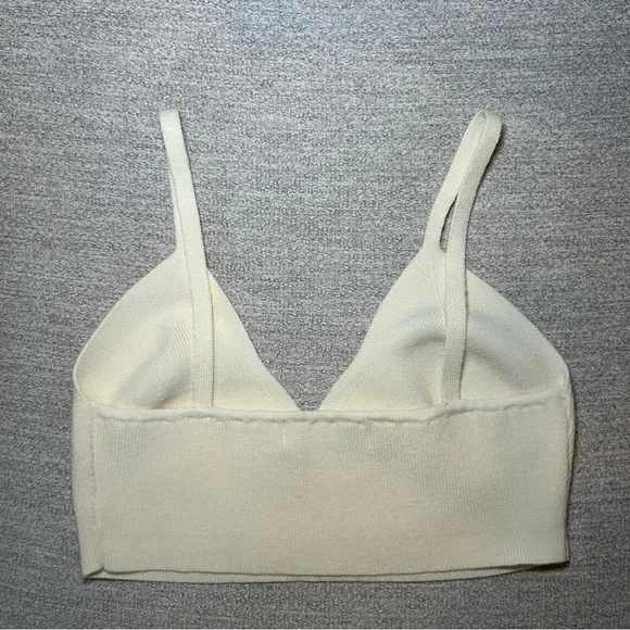 Adanola Crop Top and Biker Shorts Set Cream Size Small - Picture 4 of 14